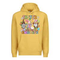 Antique Gold easter  with my gnomies Premium Hoodie - MaliasSmallBusiness