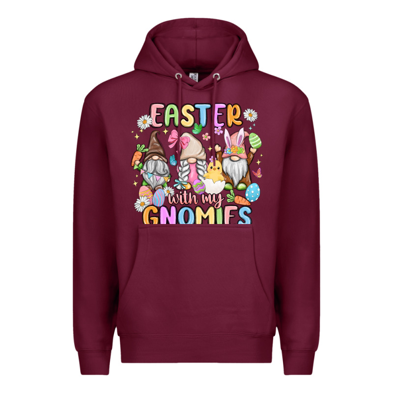 Easter  With My Gnomies Premium Hoodie by MaliasSmallBusiness | Teevron