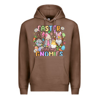 Chestnut easter  with my gnomies Premium Hoodie - MaliasSmallBusiness
