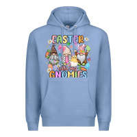 Colony Blue easter  with my gnomies Premium Hoodie - MaliasSmallBusiness