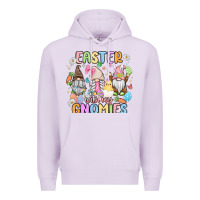 Lilac easter  with my gnomies Premium Hoodie - MaliasSmallBusiness