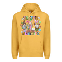 Mustard easter  with my gnomies Premium Hoodie - MaliasSmallBusiness