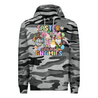 Slate Camo easter  with my gnomies Premium Hoodie - MaliasSmallBusiness
