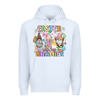 White easter  with my gnomies Premium Hoodie - MaliasSmallBusiness