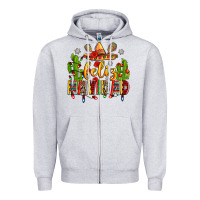 Feliz Navidad Zipper Hoodie | Teevron