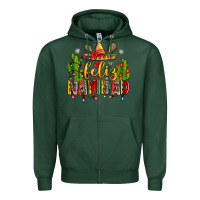 Sports Green feliz navidad Zipper Hoodie - Zillion Design Studio
