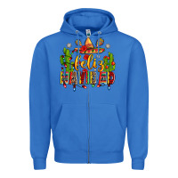 True Royal feliz navidad Zipper Hoodie - Zillion Design Studio