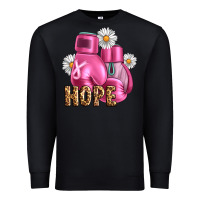 Black Breast Cancer Boxing Gloves Premium Sweatshirt - Artiststas