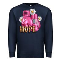 Navy Breast Cancer Boxing Gloves Premium Sweatshirt - Artiststas