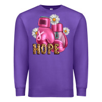 Purple Breast Cancer Boxing Gloves Premium Sweatshirt - Artiststas