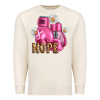 Breast Cancer Boxing Gloves Premium Sweatshirt | Teevron