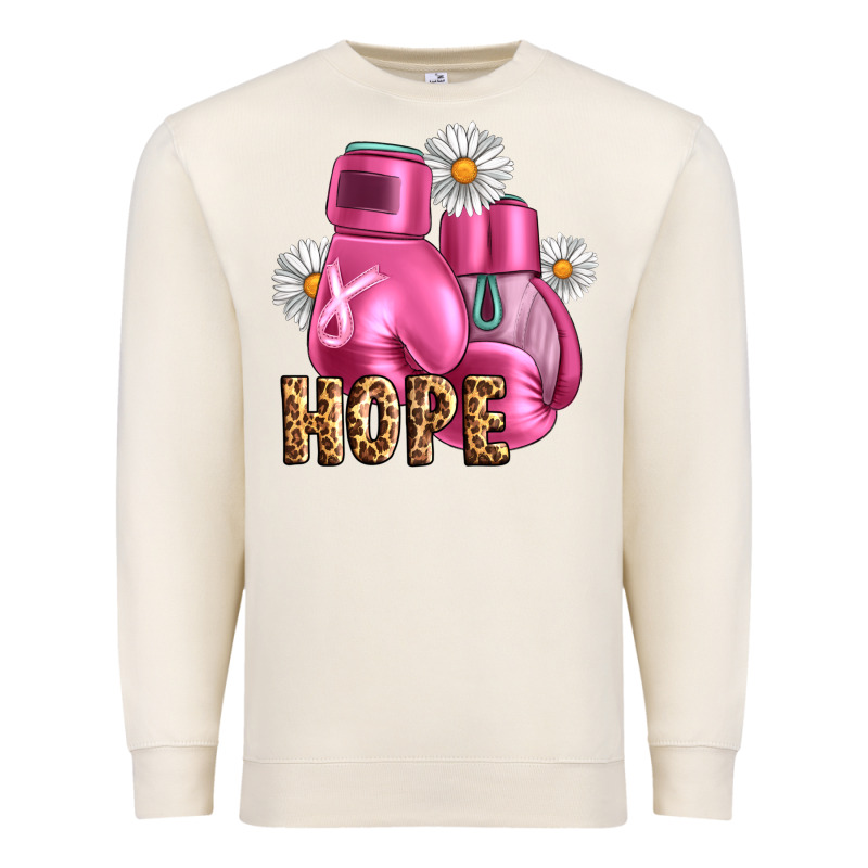 Breast Cancer Boxing Gloves Premium Sweatshirt by Artiststas | Teevron