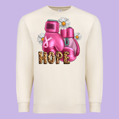 Breast Cancer Boxing Gloves Premium Sweatshirt Designed By Artiststas