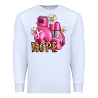 White Breast Cancer Boxing Gloves Premium Sweatshirt - Artiststas