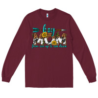 Burgundy boy mom from son up to son down  western Long Sleeve Tee - texasbilliewilder