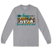 Heather Grey boy mom from son up to son down  western Long Sleeve Tee - texasbilliewilder
