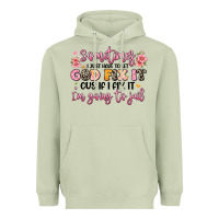 Matcha sometimes i just have to let god fix it Heavyweight Hoodie - JahusDesignShop