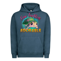 Pigment Midnight Navy i'm turtley adorable Urban Hoodie - NancyCooperArtShop
