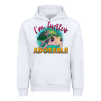 White i'm turtley adorable Urban Hoodie - NancyCooperArtShop