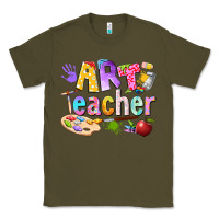 Army Green art teacher Classic Tee - texasbilliewilder