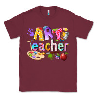 Burgundy art teacher Classic Tee - texasbilliewilder