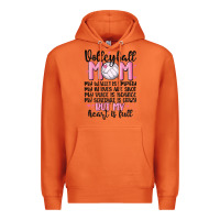Carrot volleyball mom Premium Hoodie - MaliasSmallBusiness