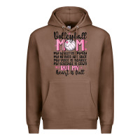 Chestnut volleyball mom Premium Hoodie - MaliasSmallBusiness