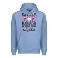 Colony Blue volleyball mom Premium Hoodie - MaliasSmallBusiness