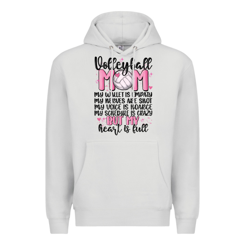 Volleyball Mom Premium Hoodie by MaliasSmallBusiness | Teevron