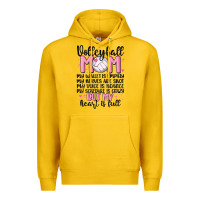 Lemon volleyball mom Premium Hoodie - MaliasSmallBusiness