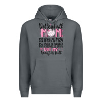 Rock volleyball mom Premium Hoodie - MaliasSmallBusiness