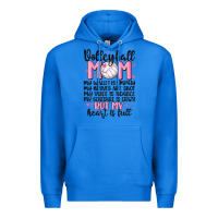 True Royal volleyball mom Premium Hoodie - MaliasSmallBusiness
