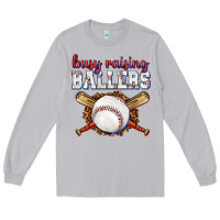 Moon Dust busy raising ballers baseball Long Sleeve Tee - texasbilliewilder