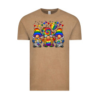Vintage Coffee lgbtq gnome Vintage Tee - BarkalooDesign