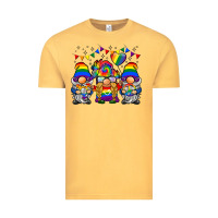 Vintage Mustard lgbtq gnome Vintage Tee - BarkalooDesign