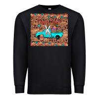 Black happy easter truck Premium Sweatshirt - JahusDesignShop