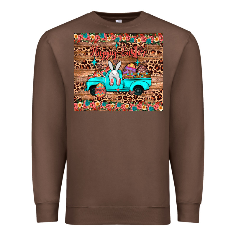 Happy Easter Truck Premium Sweatshirt by JahusDesignShop | Teevron