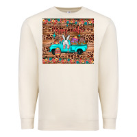 Sandshell happy easter truck Premium Sweatshirt - JahusDesignShop
