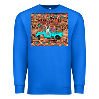 True Royal happy easter truck Premium Sweatshirt - JahusDesignShop