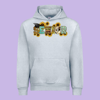 Senior 2025 Sunflowers Urban Hoodie Designed By Nancycooperartshop