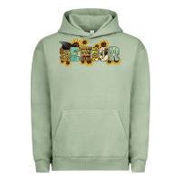 Pigment Oil Green senior 2025 sunflowers Urban Hoodie - NancyCooperArtShop