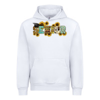 White senior 2025 sunflowers Urban Hoodie - NancyCooperArtShop
