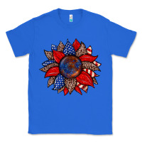 True Royal American flag leopard sunflower Classic Tee - Zillion Design Studio