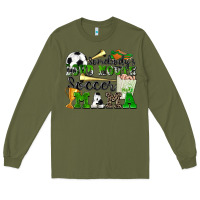 Army Green somebody's loud mouth soccer mama Long Sleeve Tee - Zillion Design Studio