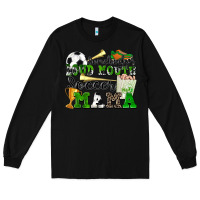 Black somebody's loud mouth soccer mama Long Sleeve Tee - Zillion Design Studio