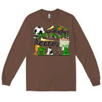 Chestnut somebody's loud mouth soccer mama Long Sleeve Tee - Zillion Design Studio