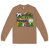 Toasted Coconut somebody's loud mouth soccer mama Long Sleeve Tee - Zillion Design Studio