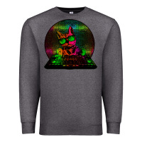 Charcoal Heather HOUSE CAT (Rainbow DJ Kitty) Premium Sweatshirt - Bettercallsaul
