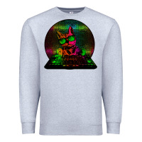 Heather Grey HOUSE CAT (Rainbow DJ Kitty) Premium Sweatshirt - Bettercallsaul