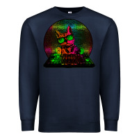 Navy HOUSE CAT (Rainbow DJ Kitty) Premium Sweatshirt - Bettercallsaul